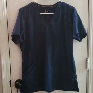 Navy Blue Scrub Top - Carhartt Liberty Collection